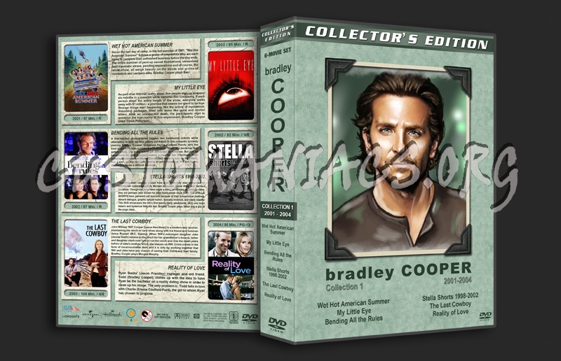 Bradley Cooper Filmography - Set 1 (2001-2004) dvd cover