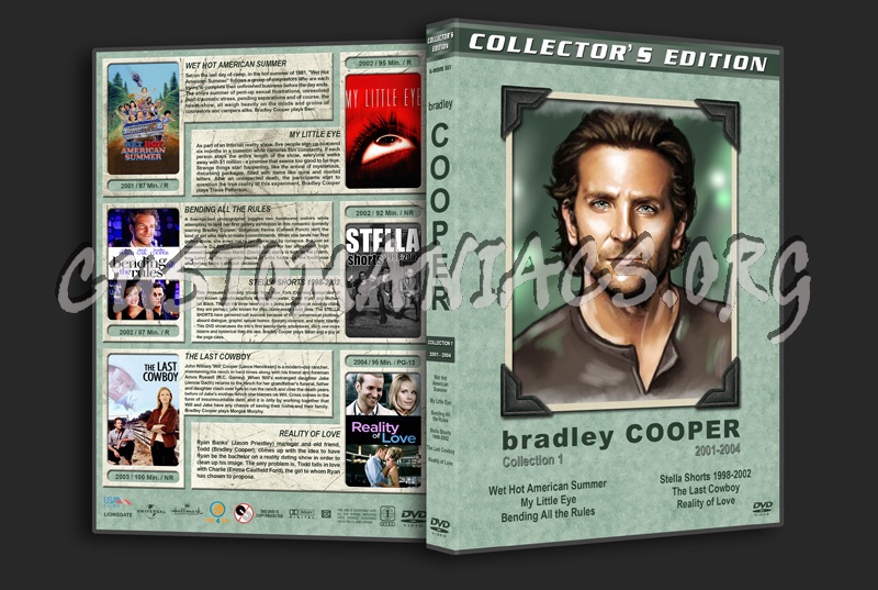 Bradley Cooper Filmography - Set 1 (2001-2004) dvd cover