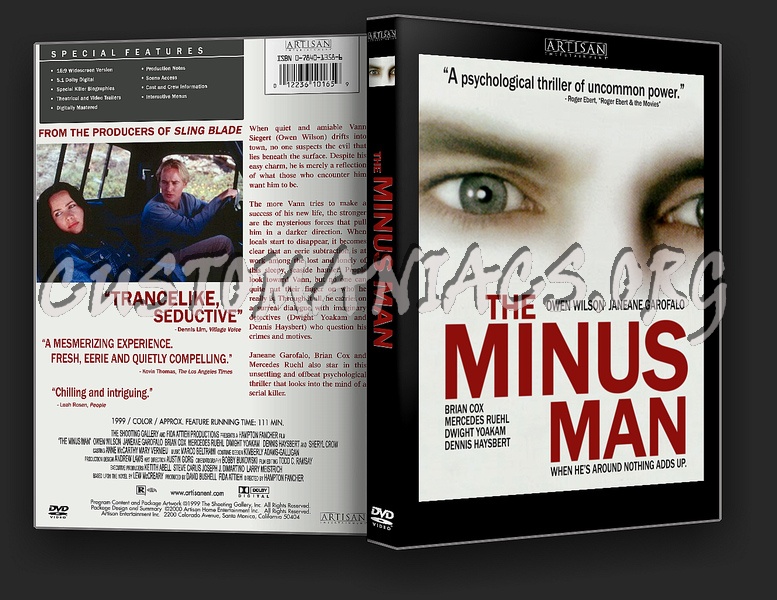 The Minus Man dvd cover