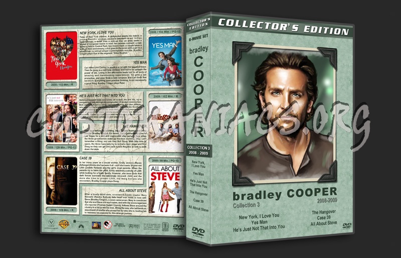 Bradley Cooper Filmography - Set 3 (2008-2009) dvd cover
