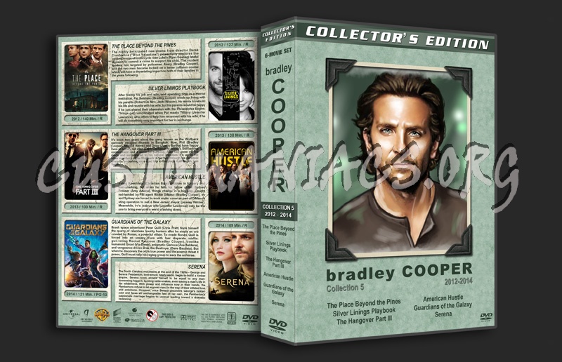 Bradley Cooper Filmography - Set 5 (2012-2014) dvd cover