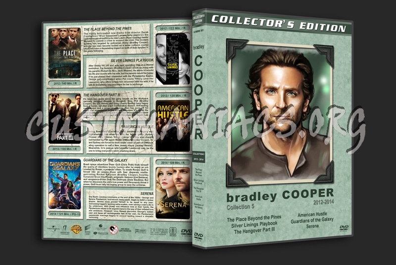 Bradley Cooper Filmography - Set 5 (2012-2014) dvd cover