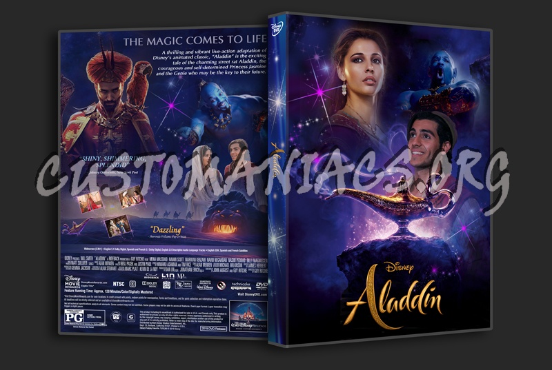 Aladdin 2019 dvd cover