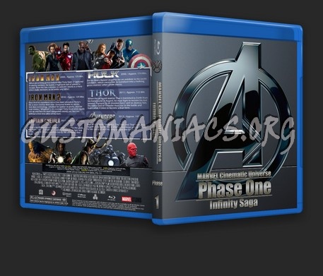 Marvel Cinematic Universe: Infinity Saga - Phase One blu-ray cover