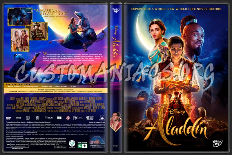 Aladdin (2019) dvd cover