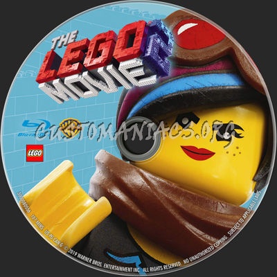 The Lego Movie 2: The Second Part blu-ray label