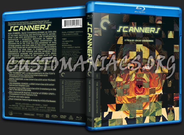 712 - Scanners blu-ray cover