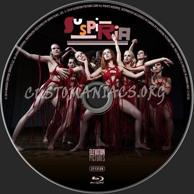 Suspiria blu-ray label