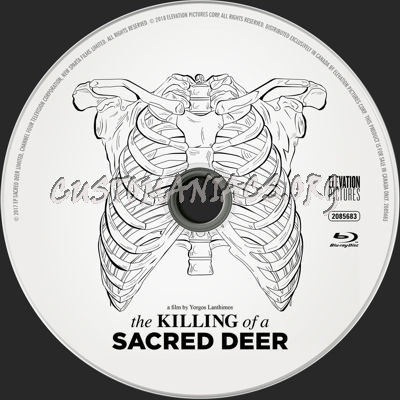 The Killing of a Sacred Deer blu-ray label