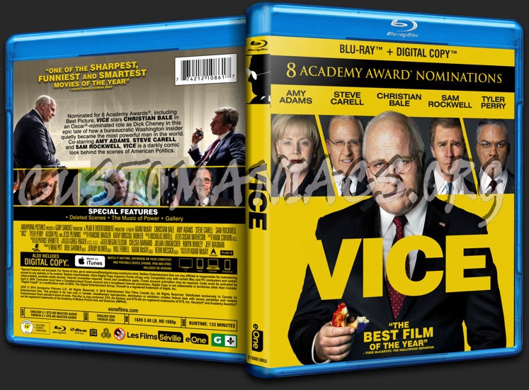 Vice blu-ray cover