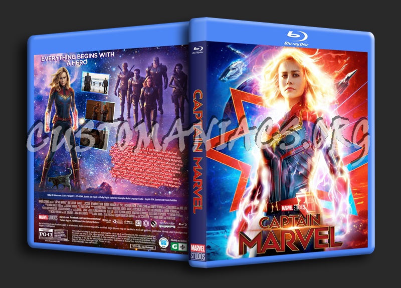 Captain Marvel dvd cover