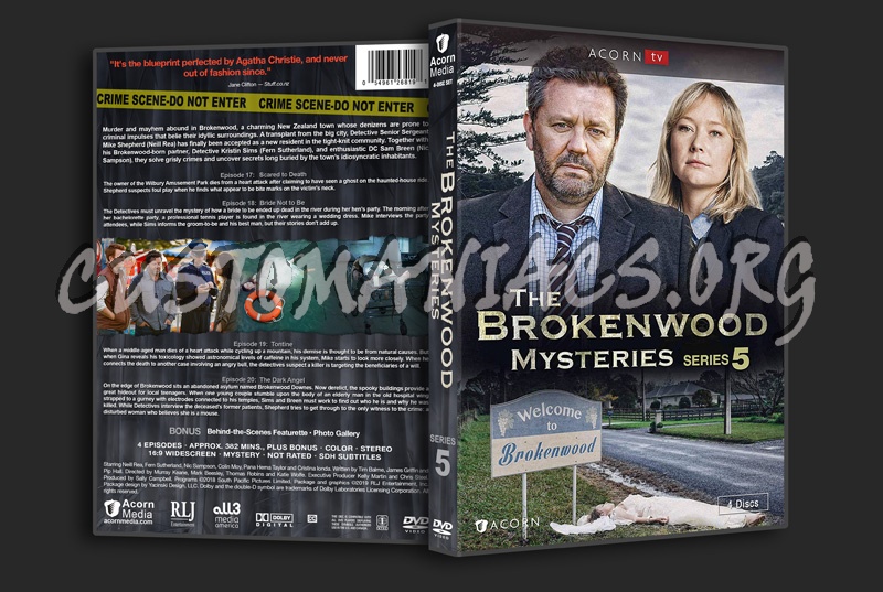 The Brokenwood Mysteries - Series 5 dvd cover