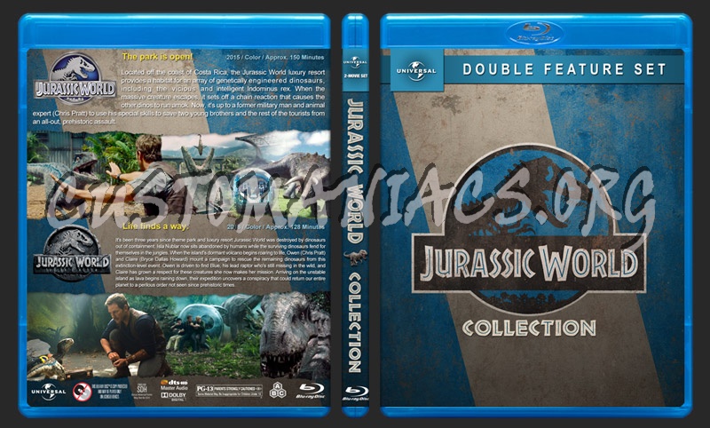 Jurassic World Collection blu-ray cover