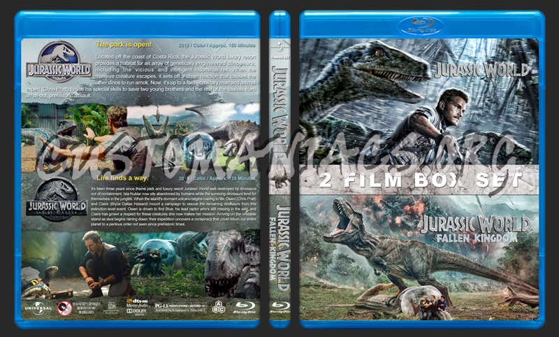 Jurassic World Double Feature blu-ray cover
