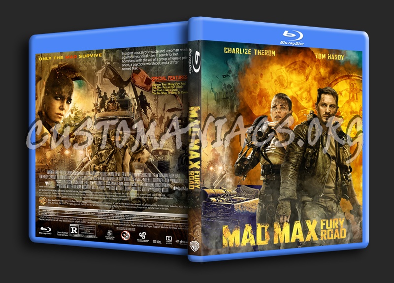 Mad Max: Fury Road (2015) blu-ray cover