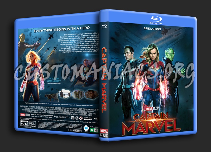 Captain Marvel dvd cover