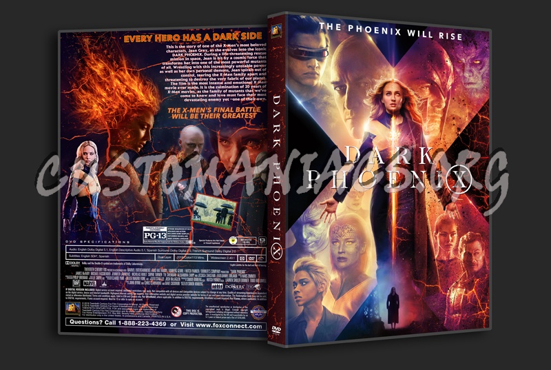 (X-men) Dark Phoenix dvd cover