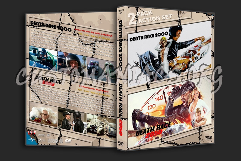 Death Race 2000 / Death Race 2050 Double Feature dvd cover