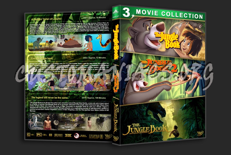 The Jungle Book Triple Feature dvd cover