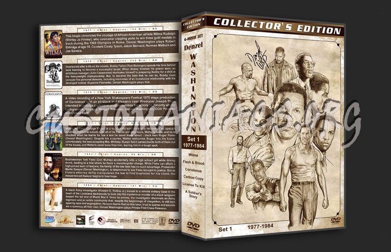Denzel Washington Filmography - Set 1 (1977-1984) dvd cover