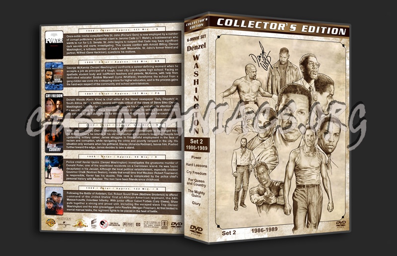 Denzel Washington Filmography - Set 2 (1986-1989) dvd cover