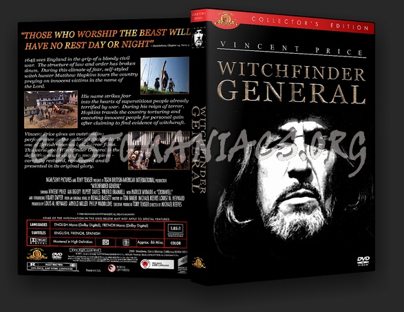 Witchfinder General dvd cover