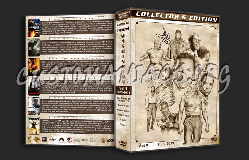 Denzel Washington Filmography - Set 8 (2009-2013) dvd cover