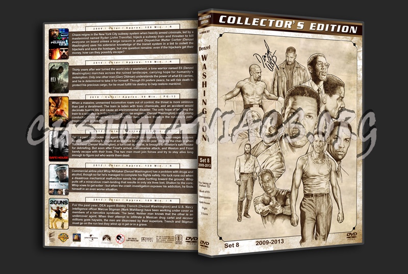 Denzel Washington Filmography - Set 8 (2009-2013) dvd cover