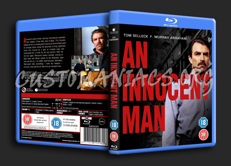 An Innocent Man blu-ray cover