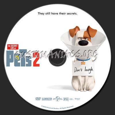 The Secret Life Of Pets 2 dvd label