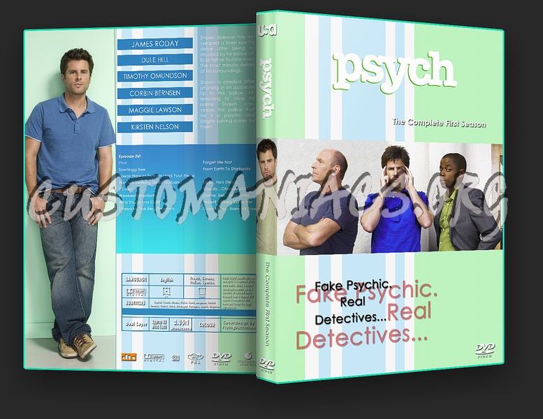 Psych 1 - 2 dvd cover