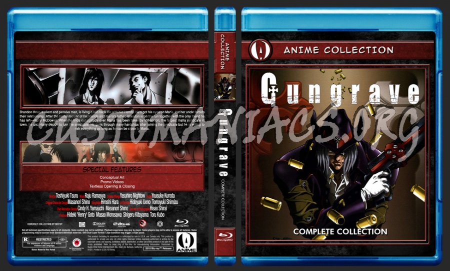 Anime Collection - Gungrave Complete Collection blu-ray cover