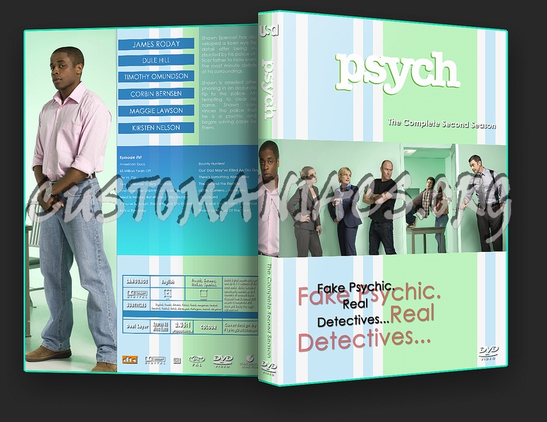 Psych 1 - 2 dvd cover