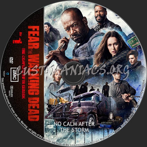 Fear The Walking Dead Season 5 dvd label