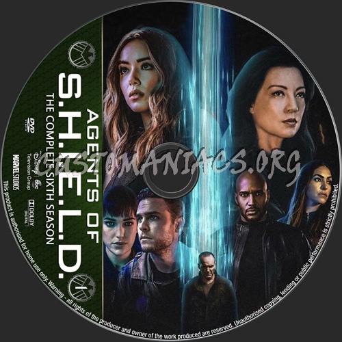 Agents Of S.H.I.E.L.D.Season 6 dvd label