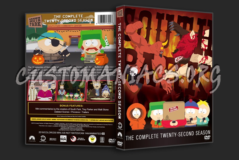 South Park - Season 22 dvd cover