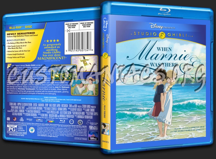When Marnie Was There blu-ray cover