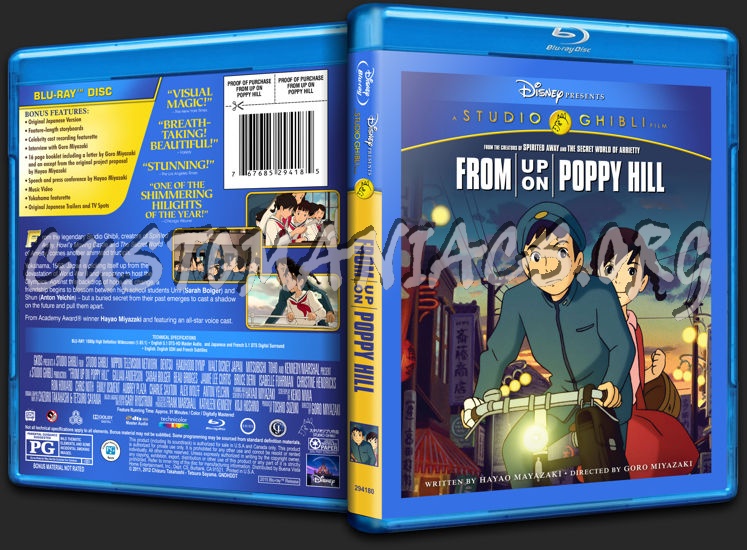 From Up On Poppy Hill blu-ray cover