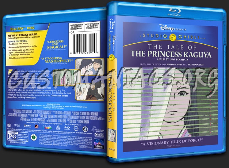 The Tale of the Princess Kaguya blu-ray cover