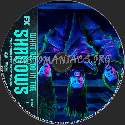 What We Do In The Shadows Season 1 dvd label