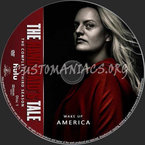 The Handmaid's Tale Season 3 dvd label