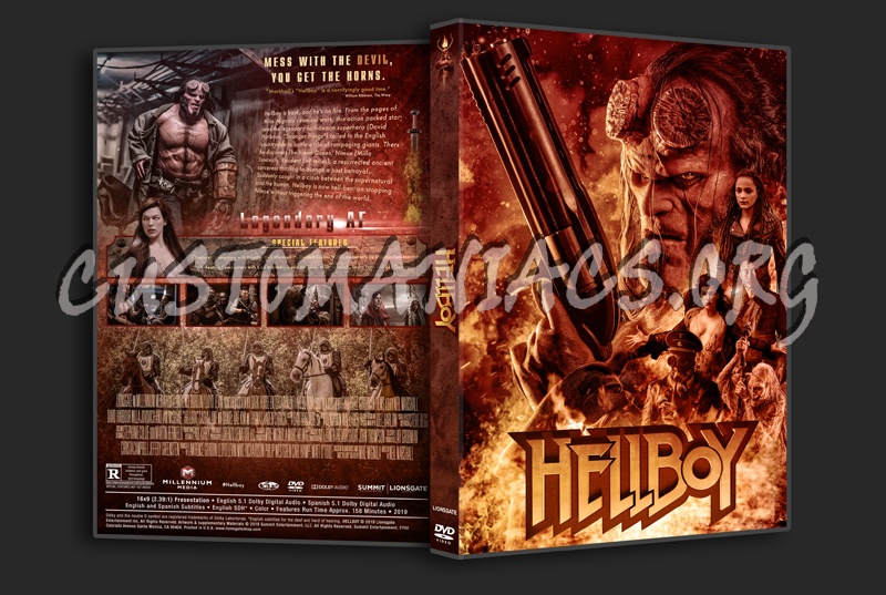 Hellboy (2019) dvd cover