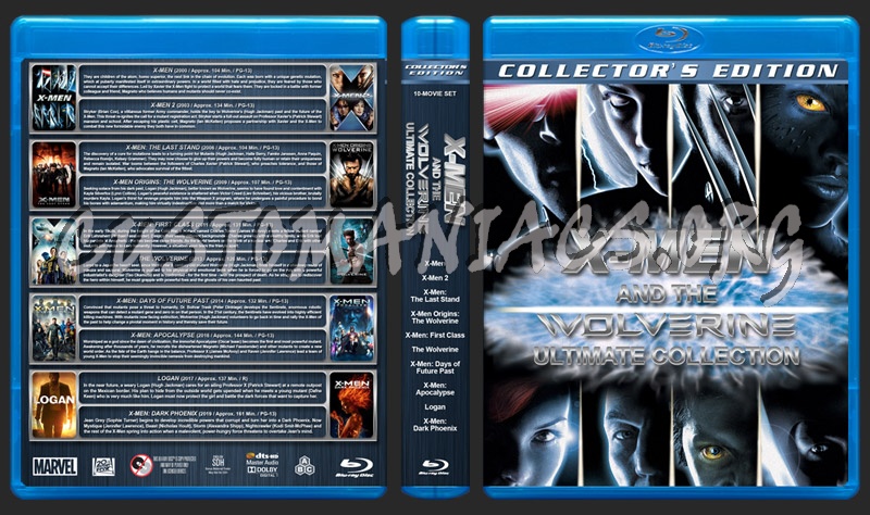 X-Men and the Wolverine Ultimate Collection blu-ray cover