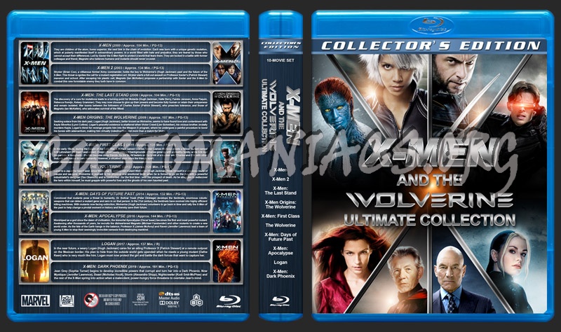 X-Men and the Wolverine Ultimate Collection blu-ray cover