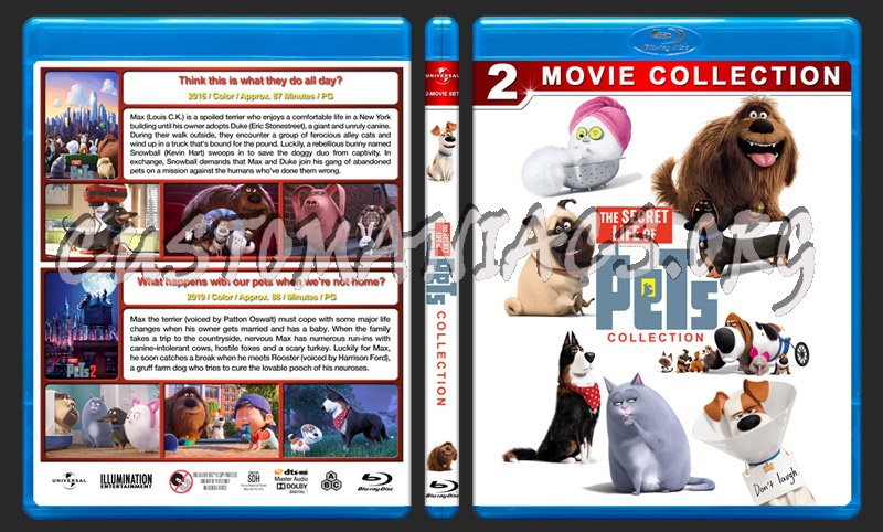 The Secret Life of Pets Collection blu-ray cover