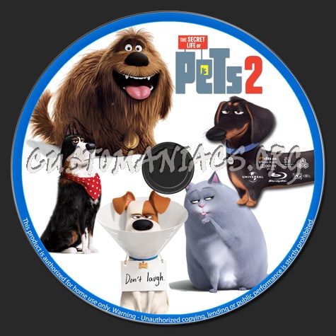 The Secret Life of Pets 2 blu-ray label