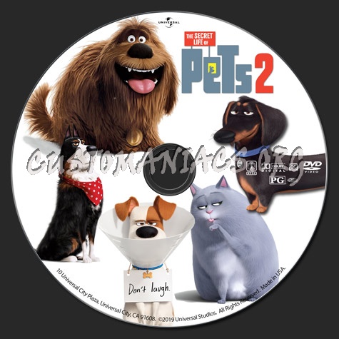 The Secret Life of Pets 2 dvd label