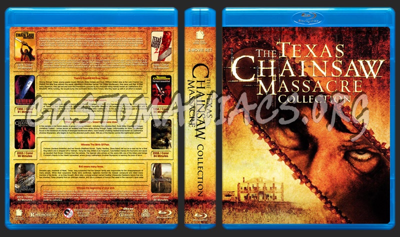 The Texas Chainsaw Massacre Collection blu-ray cover