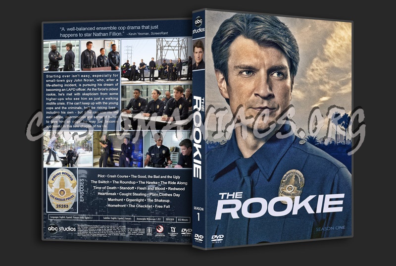 The Rookie - Season 1 dvd cover