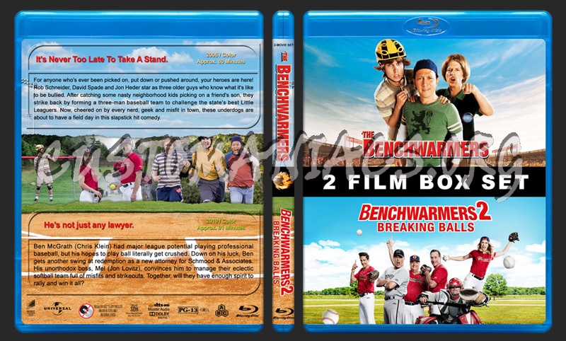 Benchwarmers Double Feature blu-ray cover